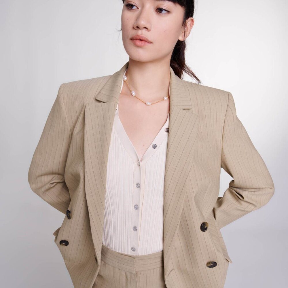 Maje Beige Pantsuit - Picture 16 of 16